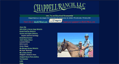 Desktop Screenshot of chappellranchllc.com