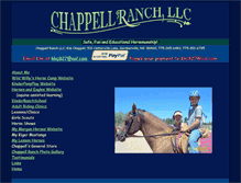 Tablet Screenshot of chappellranchllc.com